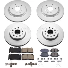 Front and Rear Z17 COATED BRAKE KIT for Cadillac CT6 image 2