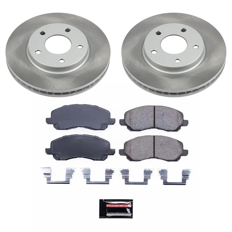 Front SEMI-COATED ROTOR KIT