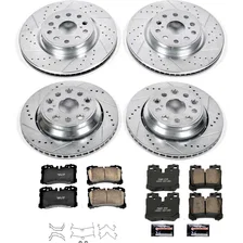 Front and Rear Z23 EVOLUTION BRAKE KIT for Lexus LS460 image 2
