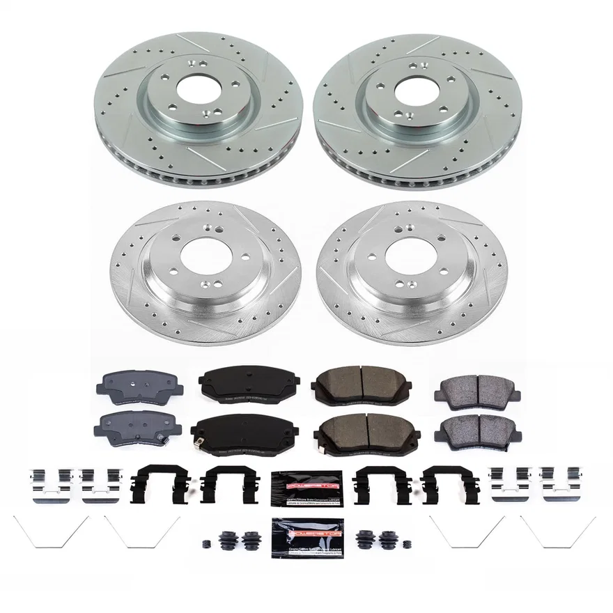 Front and Rear Z23 EVOLUTION BRAKE KIT for Kia Optima