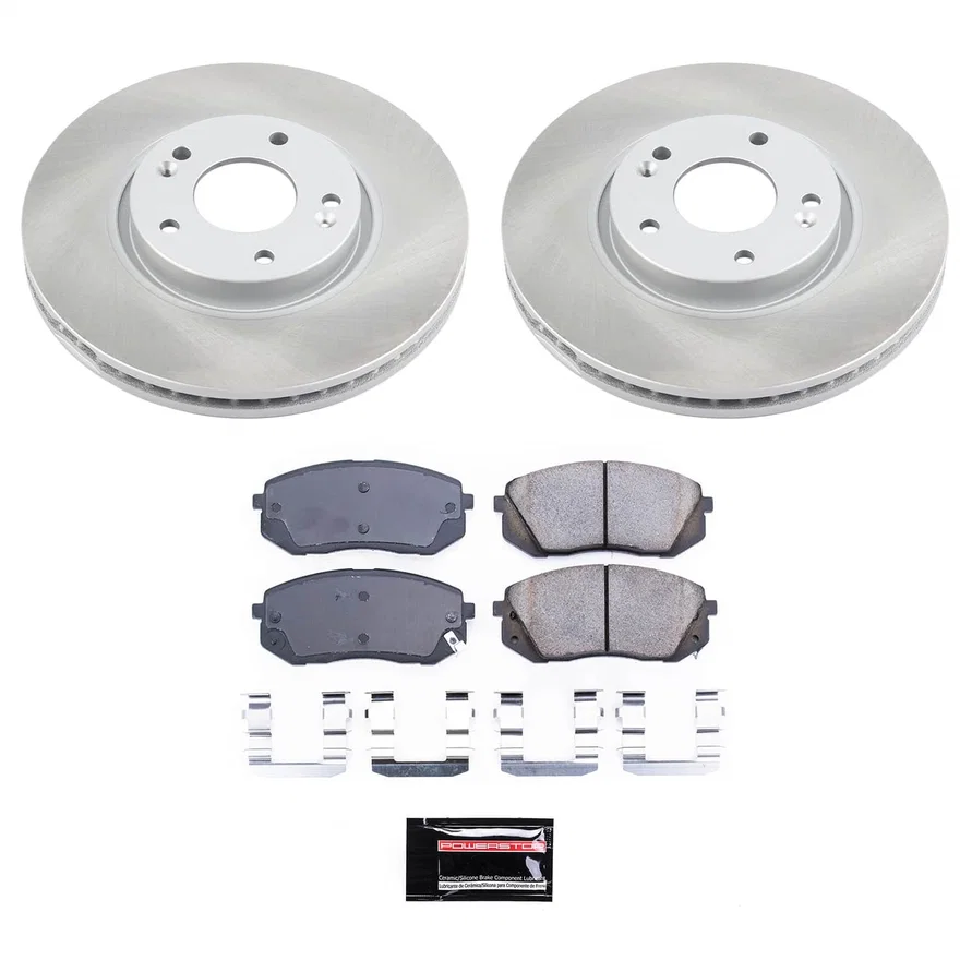 Front SEMI-COATED ROTOR KIT for Kia Sportage