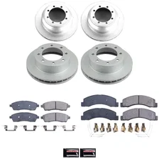 Front and Rear Z17 COATED BRAKE KIT for Ford F-350 Super Duty image 2