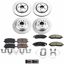 Front and Rear Z17 COATED BRAKE KIT for Honda image 2