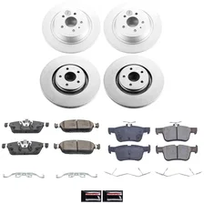 Front and Rear Z17 COATED BRAKE KIT for Lincoln MKC image 2