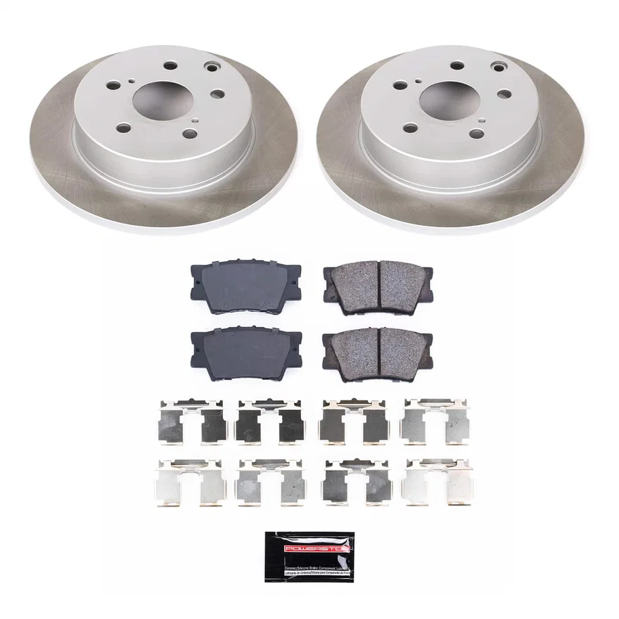 Rear SEMI-COATED ROTOR KIT