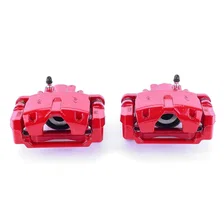 Rear RED CALIPER PAIR W/BRKT for Cadillac SRX image 2