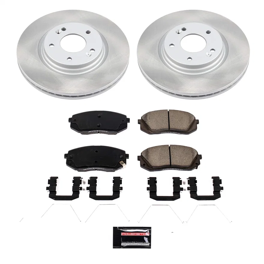 Front SEMI-COATED ROTOR KIT