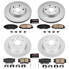 Front and Rear Z17 COATED BRAKE KIT for Toyota RAV4 image 2