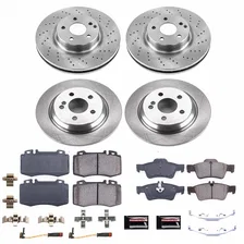 Front and Rear AUTOSPECIALTY BRAKE KIT for Mercedes-Benz SL550 image 2