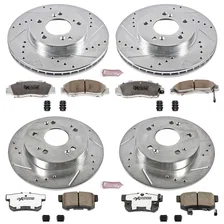 Front and Rear Z26 STREET BRAKE KIT for Honda Prelude image 2
