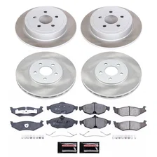 Front and Rear SEMI-COATED ROTOR KIT for Dodge Stratus image 1
