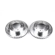 Front DRILLEDSLOTTED ROTOR PAIR image 2