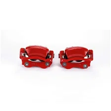 Front RED CALIPER PAIR W/BRKT for Lexus IS300 image 2