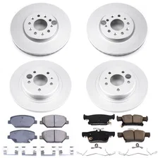 Front and Rear Z17 COATED BRAKE KIT for Buick Envision image 2