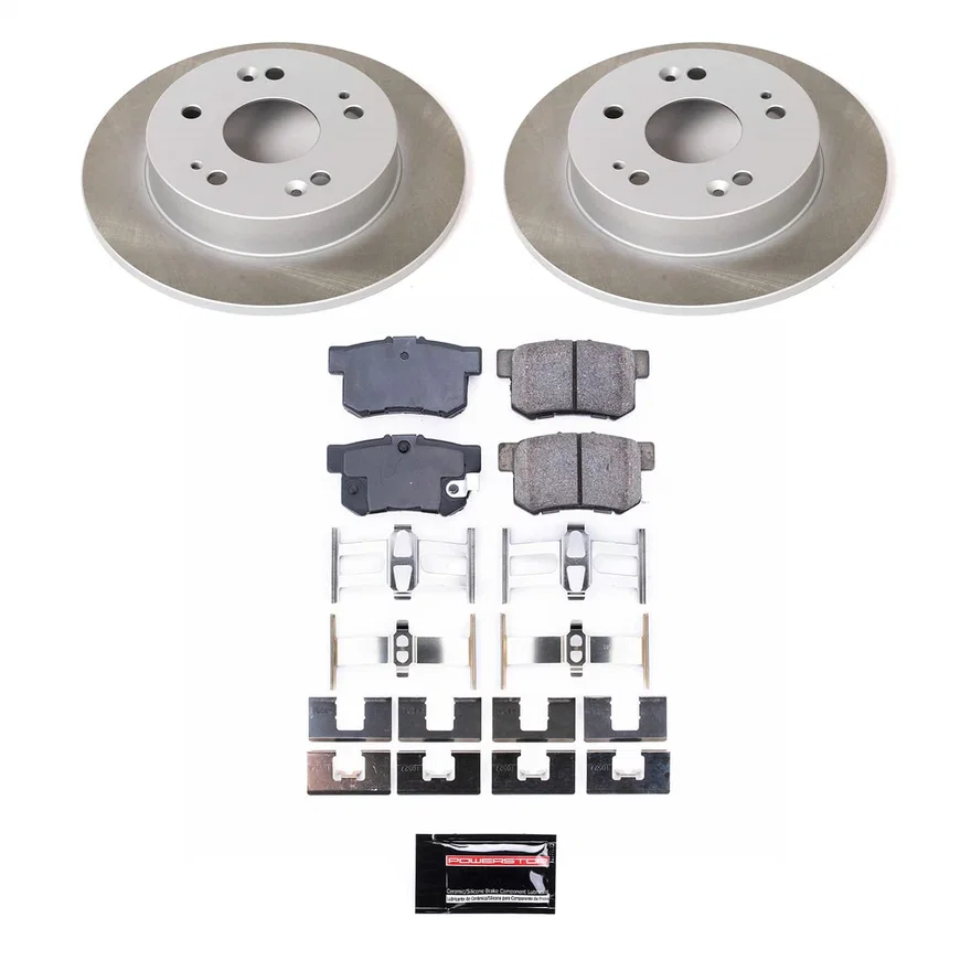 Rear SEMI-COATED ROTOR KIT