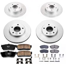 Front and Rear Z17 COATED BRAKE KIT for Nissan Maxima image 2