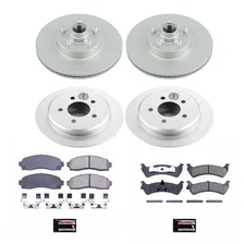 Front and Rear Z17 COATED BRAKE KIT for Ford Explorer Sport image 2