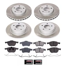 Front and Rear SEMI-COATED ROTOR KIT for Ford C-Max image 1