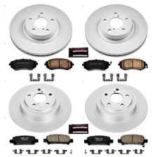 Front and Rear Z17 COATED BRAKE KIT for Subaru Legacy image 2