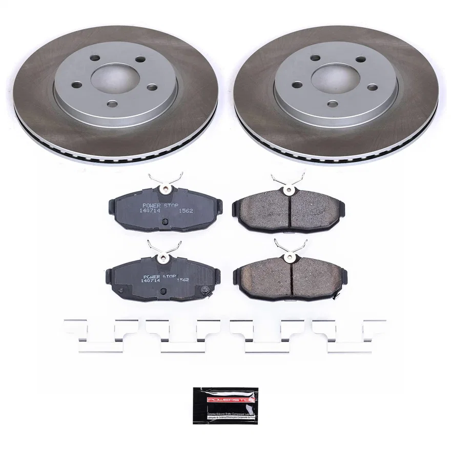 Rear SEMI-COATED ROTOR KIT for Ford Mustang