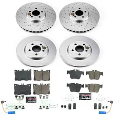 Front and Rear Z23 COATED BRAKE KIT for Mercedes-Benz image 2