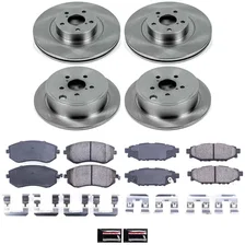 Front and Rear AUTOSPECIALTY BRAKE KIT for Subaru image 2
