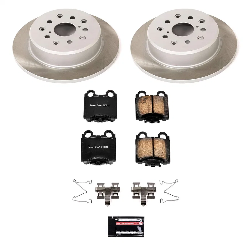 Rear SEMI-COATED ROTOR KIT for Lexus