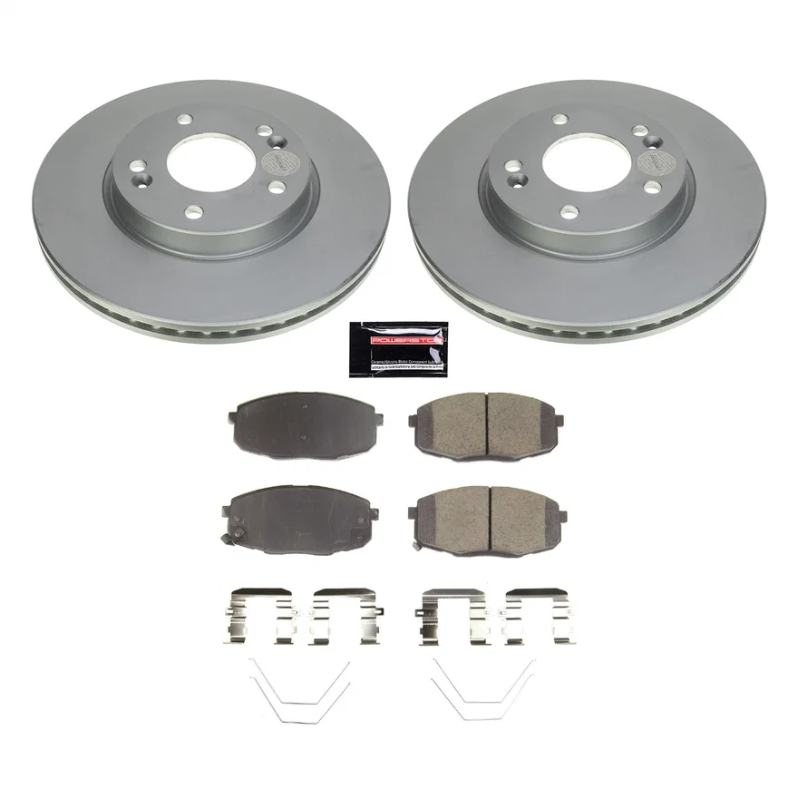 Front Z17 COATED BRAKE KIT for Kia Forte