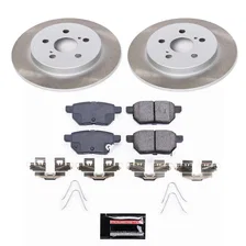 Rear SEMI-COATED ROTOR KIT for Lexus CT200h image 1