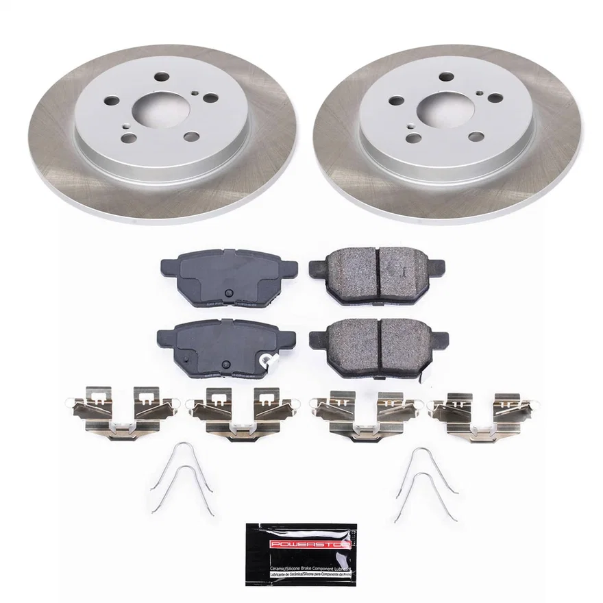 Rear SEMI-COATED ROTOR KIT for Lexus CT200h