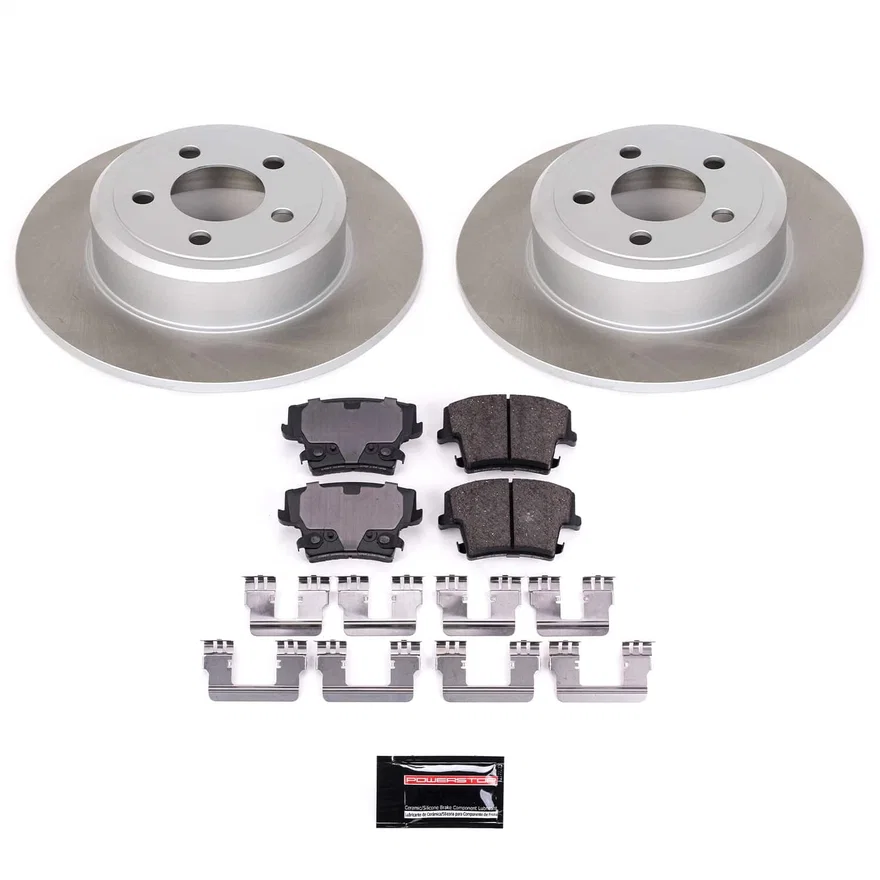 Rear SEMI-COATED ROTOR KIT