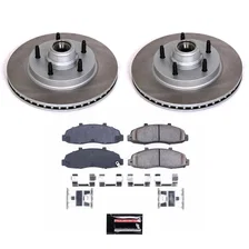 Front SEMI-COATED ROTOR KIT for Ford F-150 image 1
