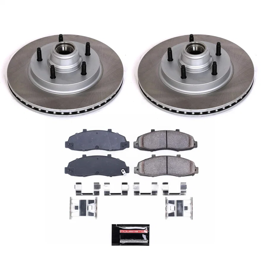 Front SEMI-COATED ROTOR KIT for Ford F-150