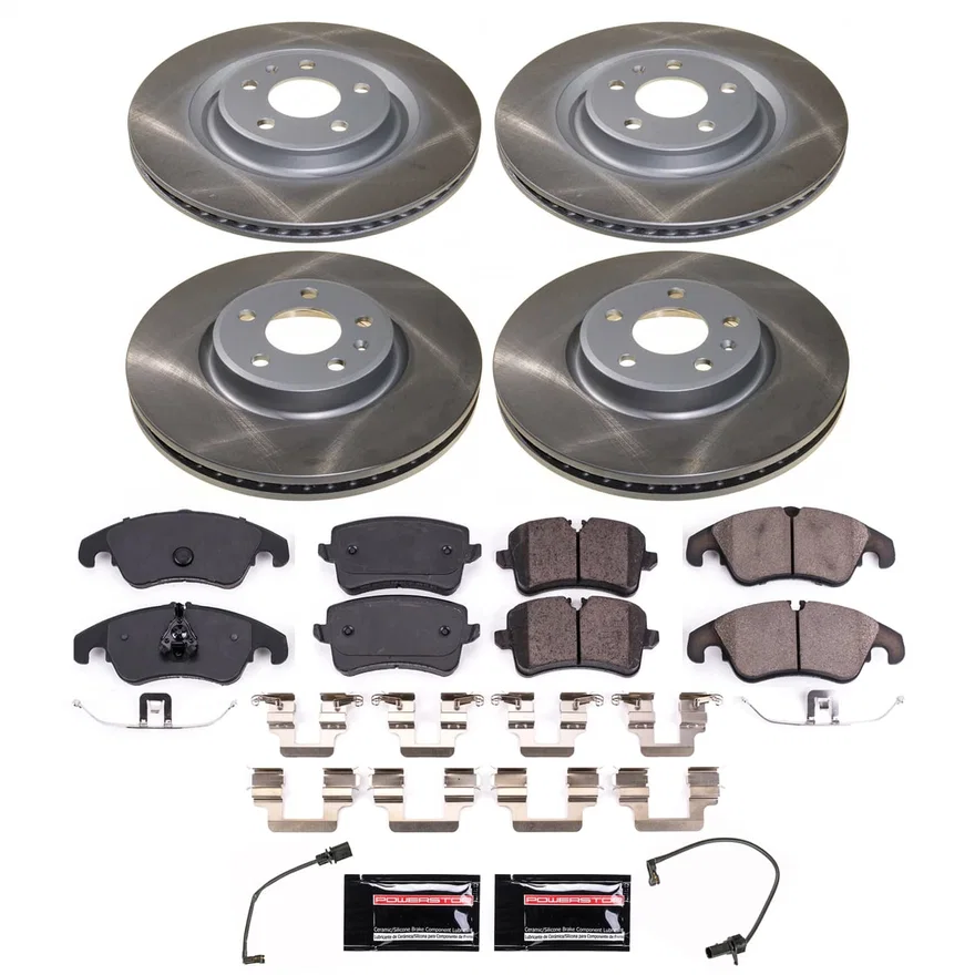 SEMI-COATED ROTOR KIT for Audi A6 Quattro