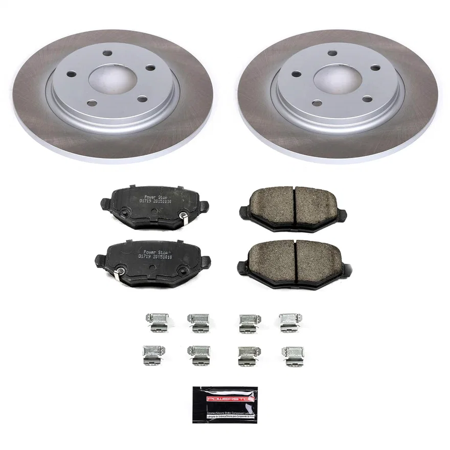Rear SEMI-COATED ROTOR KIT