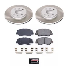 Front SEMI-COATED ROTOR KIT image 1