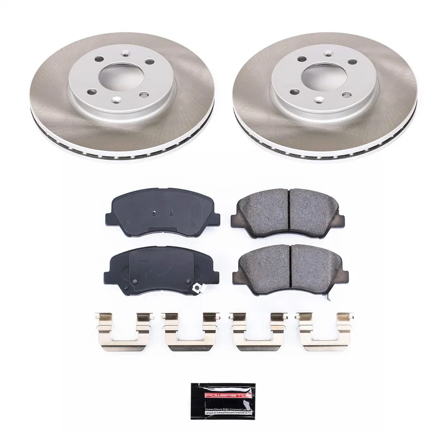 Front SEMI-COATED ROTOR KIT