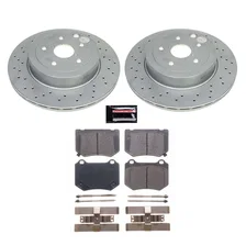 Rear Z17 COATED BRAKE KIT for Subaru WRX STI image 2