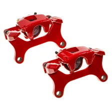 Rear RED CALIPER PAIR W/BRKT for Ford F-150 image 6