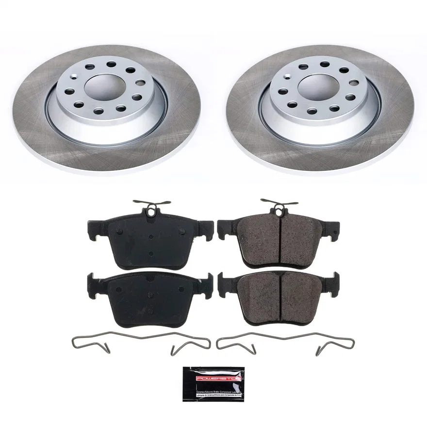 Rear SEMI-COATED ROTOR KIT