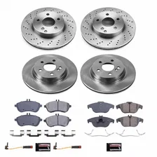 Front and Rear AUTOSPECIALTY BRAKE KIT for Mercedes-Benz C250 image 2
