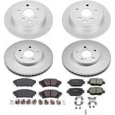 Front and Rear Z17 COATED BRAKE KIT for Lexus IS250 image 2