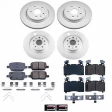 Front and Rear Z17 COATED BRAKE KIT for Cadillac CT6 image 2