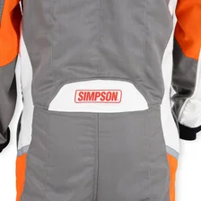AIRSPEED SUIT ALLOY/ORANGE/WHITE SM image 2