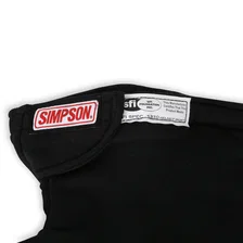 Carbon X Contoured SFI 3.3/10 Helmet Skirt - Black image 4