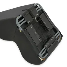 Racing Vortex II Off-Road Suspension Seats Black/Charcoal PAIR image 8