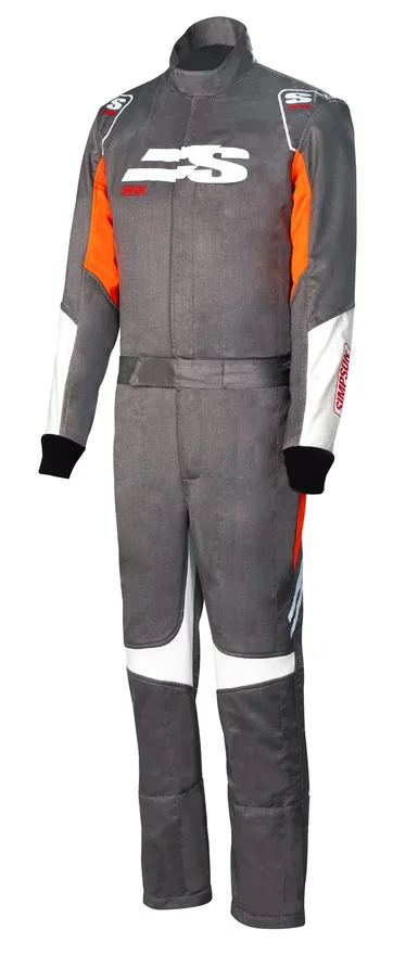 AIRSPEED SUIT ALLOY/ORANGE/WHITE SM