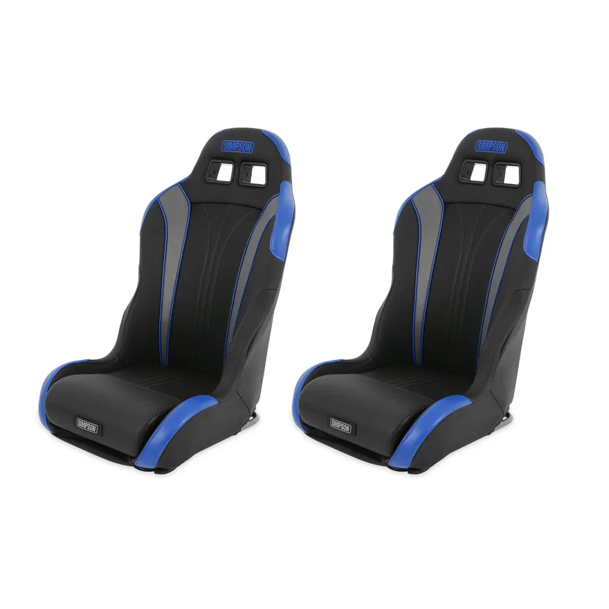 Racing Vortex II Off-Road Suspension Seats Black/Black PAIR