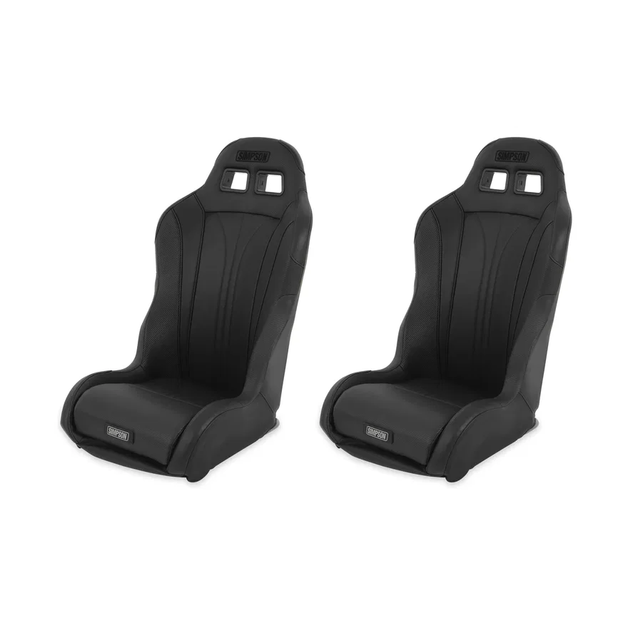 Racing Vortex II Off-Road Suspension Seats Black/Black PAIR