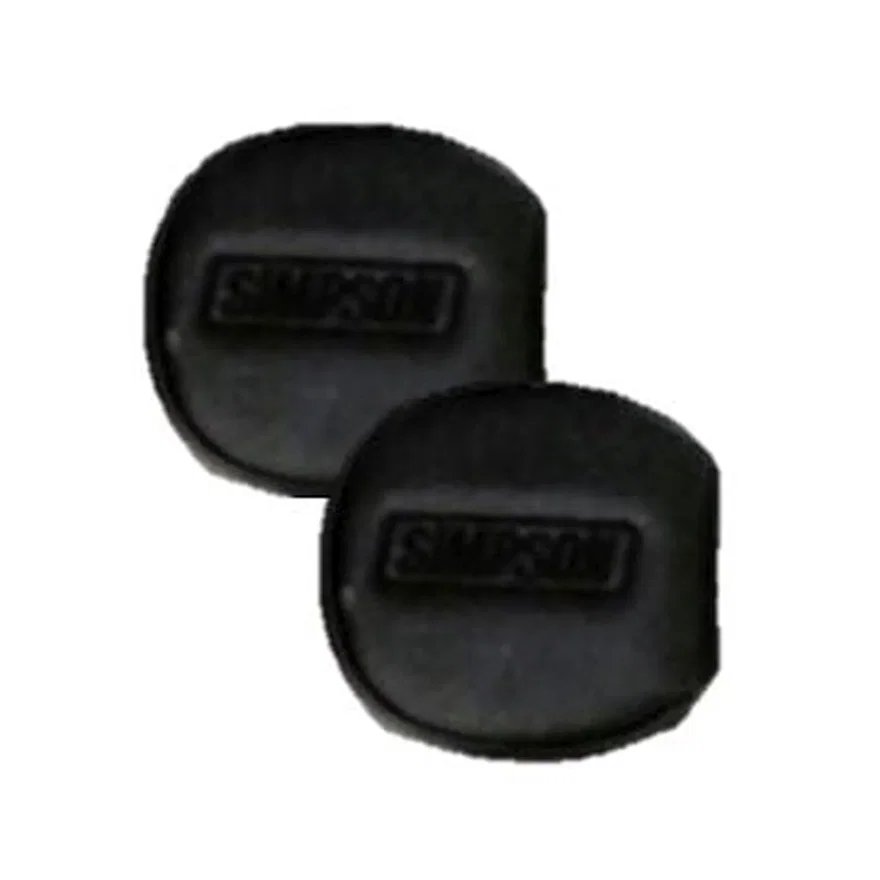 Racing YXZ Door Latch Pads Black/Black (pair)